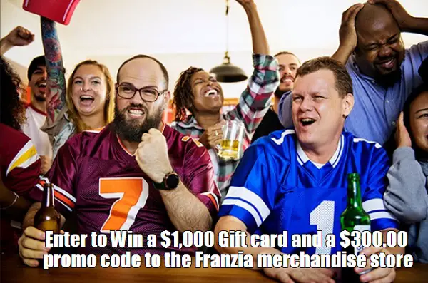 Franz Game Day Party Giveaway: Win $1000 Gift Card and Promo Code ! (3 Winners)