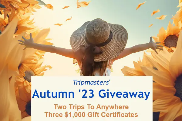 Tripmasters’ Autumn World Trip Giveaway: Win Delta Airlines Tickets to Anywhere (4 Winners)