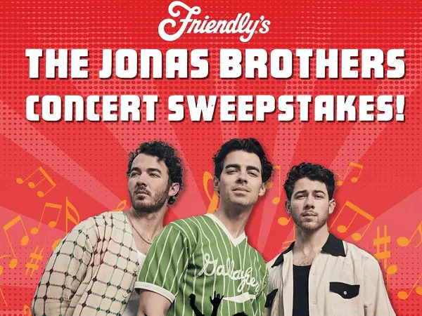 Friendly’s X Jonas Brothers Sweepstakes: Win A trip to New York City!