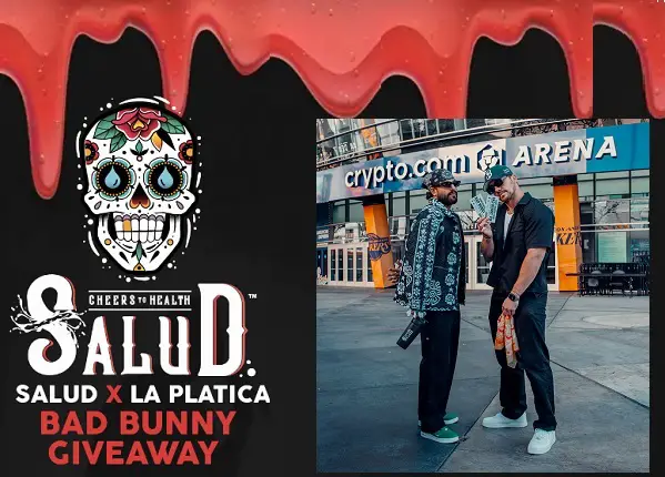 La Platica Taste Salud Giveaway: Win a Trip to Bad Bunny & Free Drink Mix for a Year