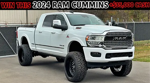 Goonzquad Truck Giveaway: Win 2024 Dodge Ram 2500 with $35000 cash