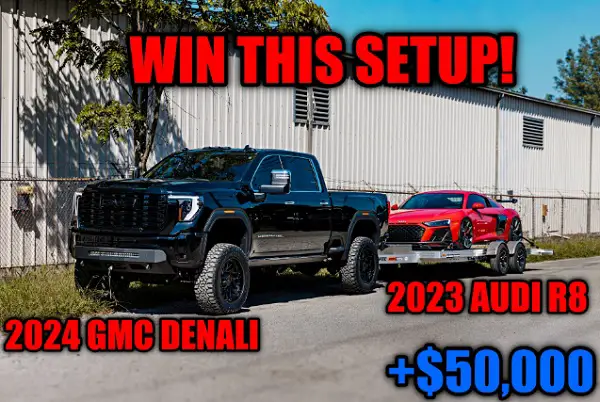 Goonzquad Truck and Car Giveaway – Win a 2023 Audi R8, 2024 GM Denali, and $50,000 Cash!