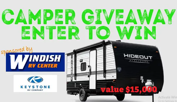 Win 2024 Keystone Hideout Travel Trailer!