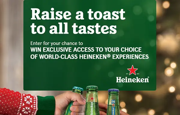 Heineken Holiday Giveaway: Win a Trip to US Open, New York Miami Concert, or More