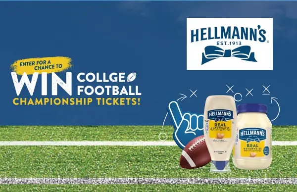 Hellmann's Fan Fest College Football Giveaway: Win a Trip & Game Tickets in $8K Cash
