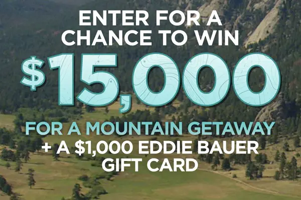 HGTV.com Mountain Getaway Giveaway: Win $15000 Cash