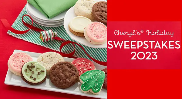 Cheryl’s Holiday Cookies Giveaway: Win a $500 Free Gift Card & More (6 Winners)