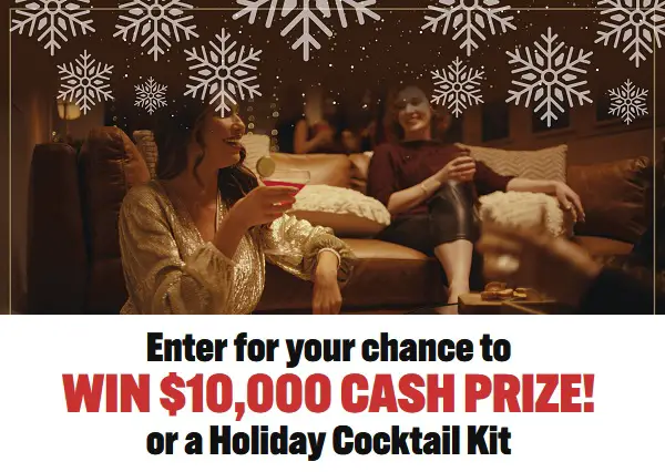 Sazerac Holiday Party Guide Sweepstakes: Win $10000 cash or Cocktail Kit