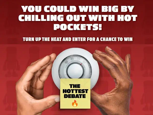Hot Pockets Turn Up the Heat Sweepstakes (30 Winners)
