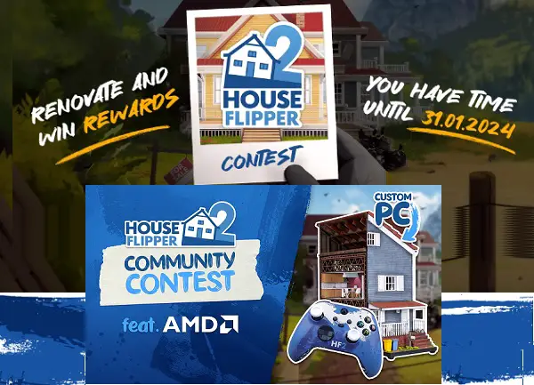 House Flipper 2 Contest: Win Computer, Gamepads & More