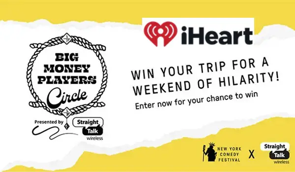 iHeartRadio Straight Talk Giveaway: Win a Trip to New York Comedy Festival