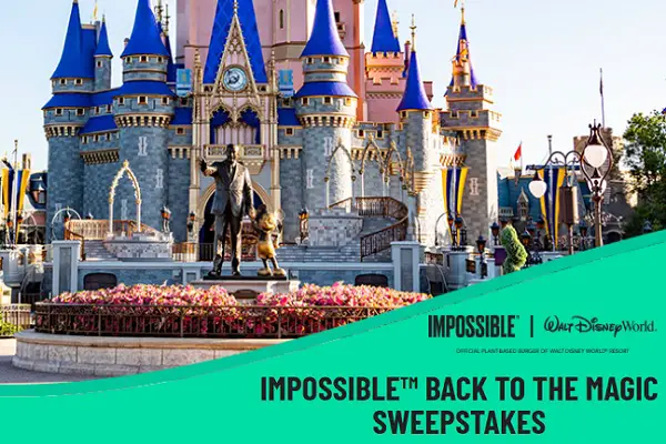 Impossible Back to The Magic Sweepstakes: Win trip to Walt Disney World Resort in Orlando!