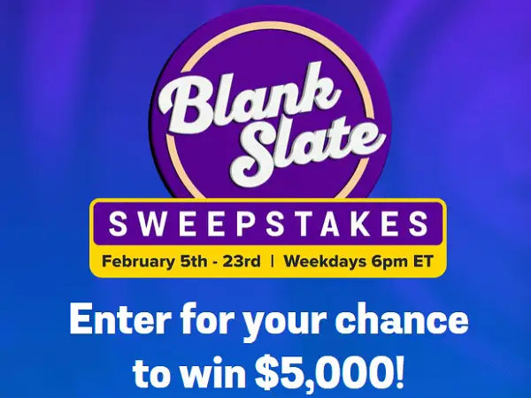 Jackpot Game Show Network $5000 Cash Sweepstakes