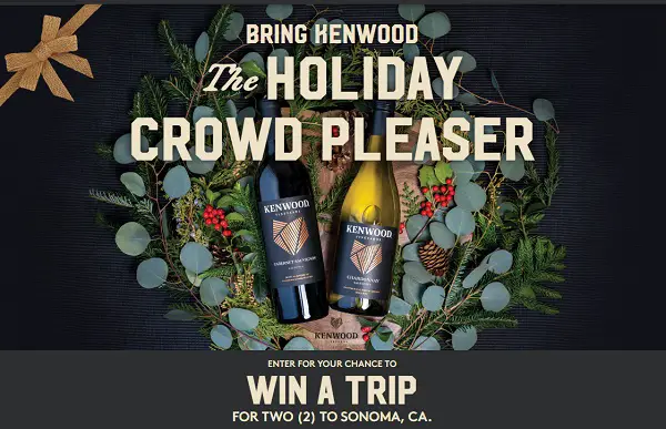 Kenwood Vineyards Sonoma Trip Giveaway: Win a Trip for 2, a 250 Uber Gift Card & More