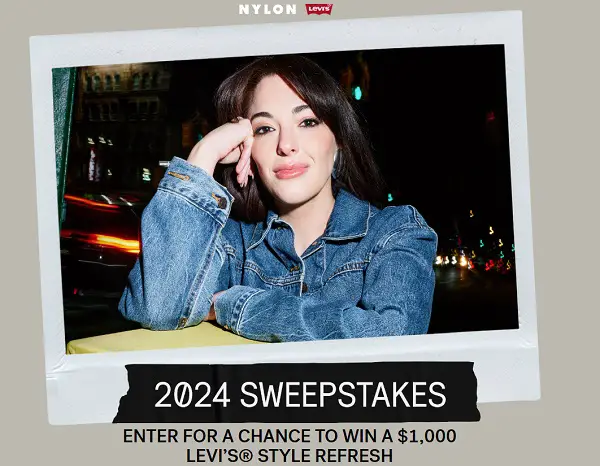 Nylon Levi’s Gift Card Giveaway: Win $1,000 Free Shopping Spree for New Wardrobe