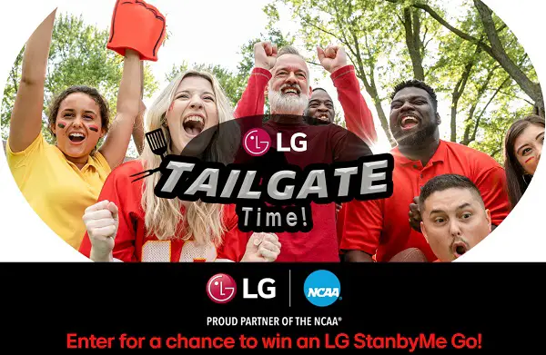 LG Tailgate Time Sweepstakes: Win LG StanbyME Go Portable Smart Touch Screens (2 Winners)