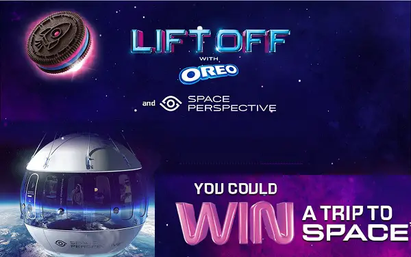 Liftoff Oreo Sweepstakes: Win a Trip to Space, Free Oreo Cookies & More (85+ Winners)