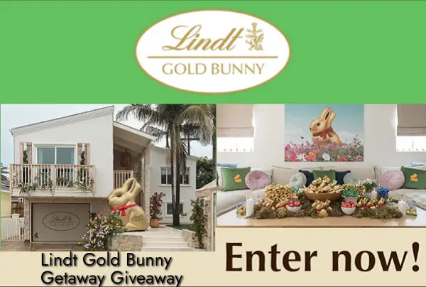 Lindt Gold Bunny Getaway Giveaway: Win Family Vacation at Easter Bunny Rental Home