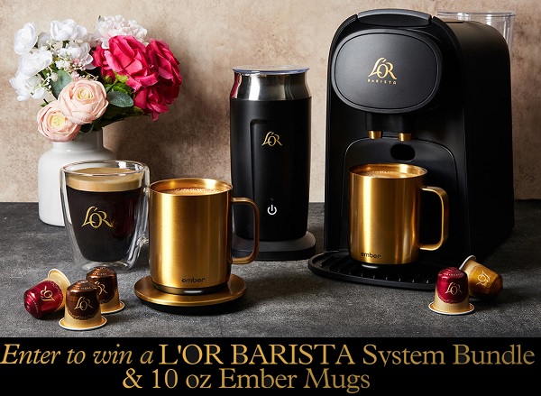 L’OR Coffee Giveaway: Win Free Coffee, Expresso Barista System, Mugs & More