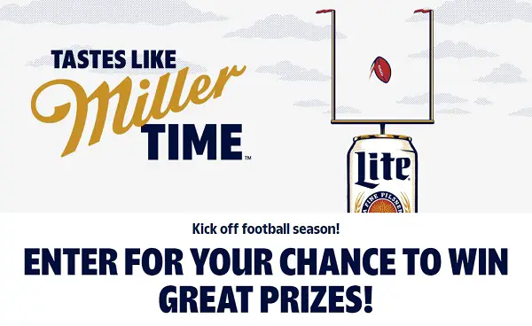 Miller Lite Fall Football Giveaway: Win Free Speakers, T-Shirts & More (200+ Winners)
