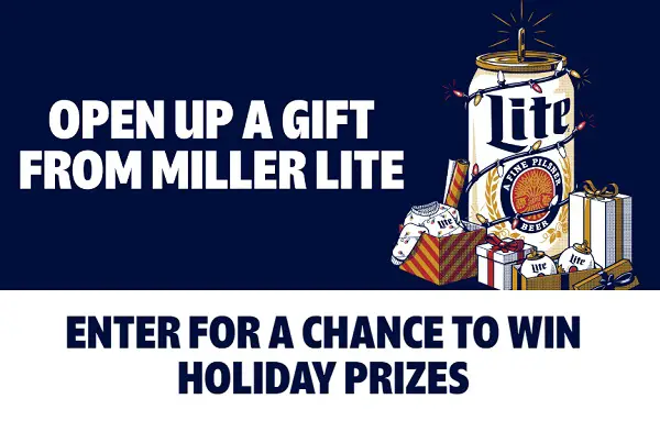 Miller Lite Holiday Sweepstakes - Win Money + Holiday Merch for Epic Winter Hangs!
