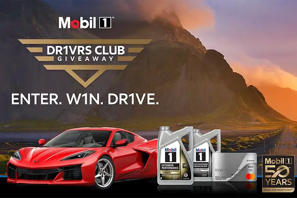 Mobil 1 50th Anniversary Giveaway: Win A 2024 Corvette Stingray and Up to $10,000 In Monthly Prizes!