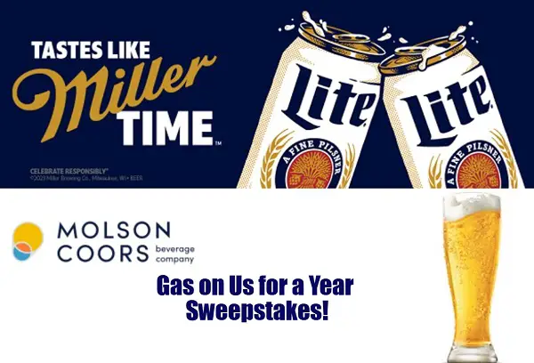 Molson Coors Fuel Giveaway: Win Gas for a Year