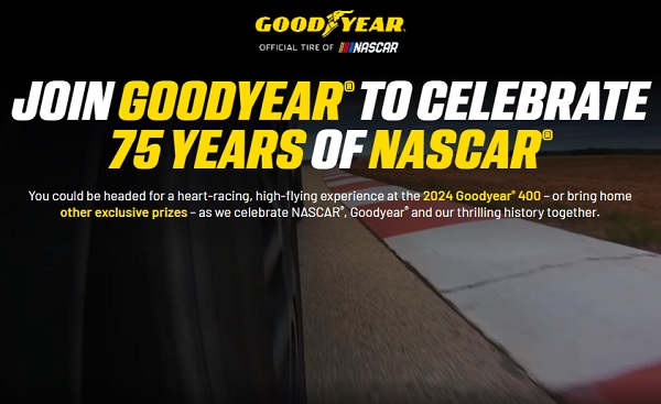 Nascar Promotion: Win Trip to Attend Goodyear 400 at Darlington Raceway