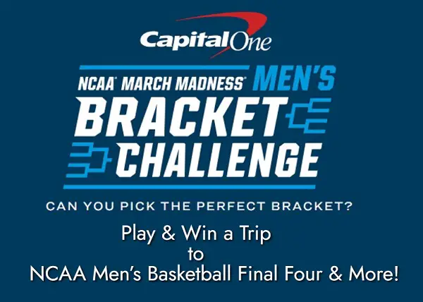 NCAA March Madness Bracket Challenge Giveaway: Win a Trip & More
