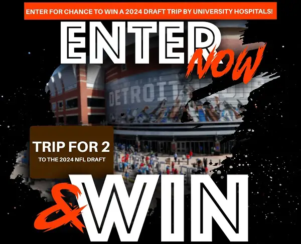 University Hospitals 2024 NFL Draft Trip Giveaway