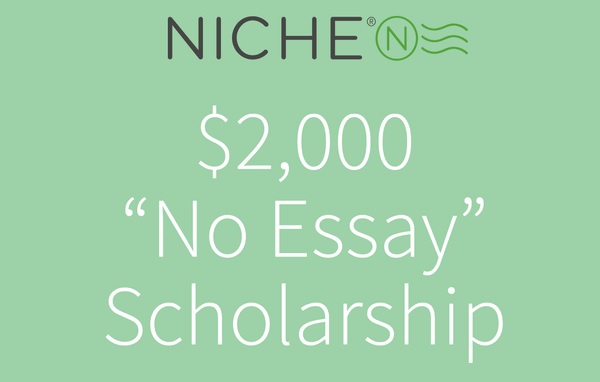 Niche No Essay Scholarship Giveaway: Win $2000 Scholarship Every Month!