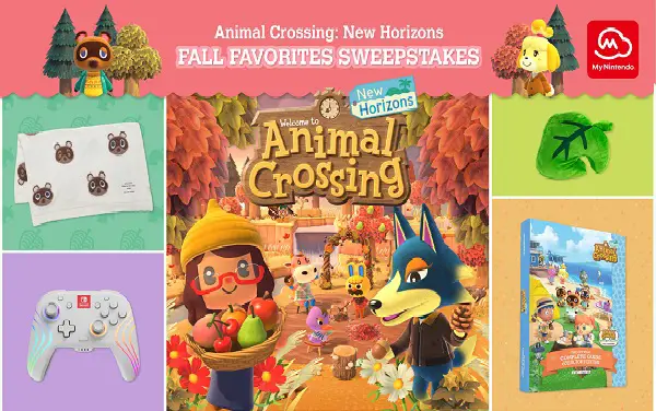 My Nintendo Animal Crossing Fall Giveaway: Win Nintendo Switch Video Game Bundle