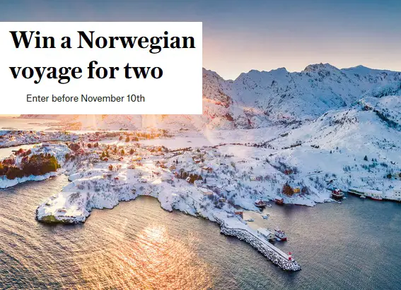 North Cape Express Cruise Giveaway 2023