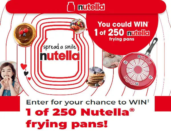 Nutella Frying Pan Giveaway (250 Winners)