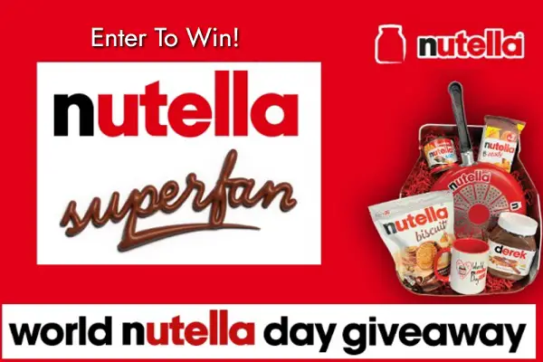 Nutella Superfan Instagram Giveaway: Win Free Baking Kit & Cookies (60 Winners)