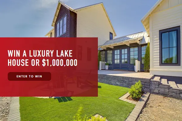 One Country Lake House Giveaway 2023: Win Home or $1 Million Cash!