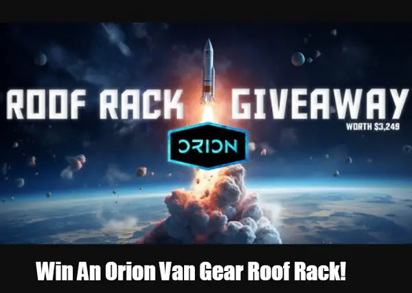 Win Orion Van Gear Roof Rack Giveaway