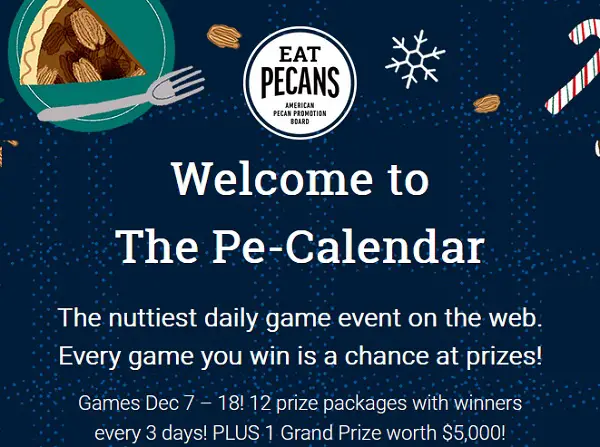 Pe-Calendar Holiday Sweepstakes: Win Kitchen Appliances and Accessories