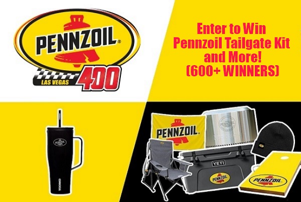 Pennzoil 400 Sweepstakes: Win Free Tailgate Kit and More! (604 Winners)