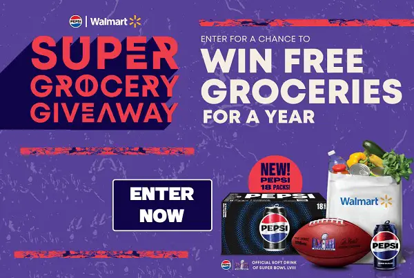 Win Free Groceries for a Year Giveaway (6 Winners)