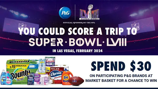 P&G Game Day Sweepstakes: Win a Free Trip to Super Bowl LVIII