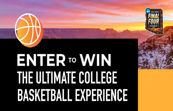 Phoenix Final Four Enter to Win Ultimate College Basketball Trip Giveaway