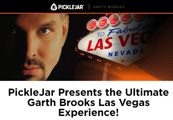 Picklejar Garth Brooks Concert Las Vegas Trip Giveaway