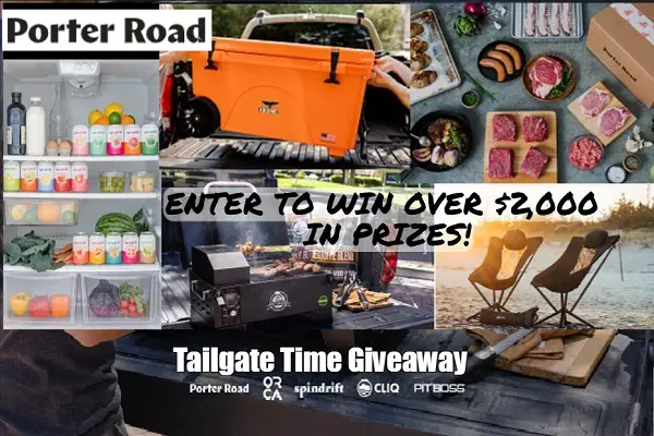 Porter Road Tailgate Giveaway: Win Over $2,000 in Pit Boss Grills & More Tailgate Party Gear