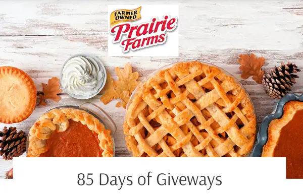 Prairie Farms 85 Days of Giveaway: Win $850 Cash Prize & Free Coupons for Dairy Products