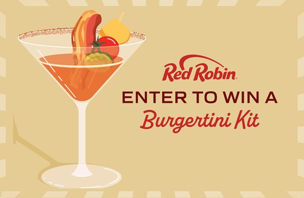 Red Robin Cocktail Giveaway: Win Free Bar Sets, Martini Gear & Free Burgers (50 Winners)