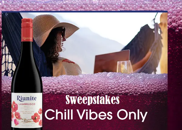 Riunite Chill Vibes Only Sweepstakes: Win Free Beach Vacation Gear