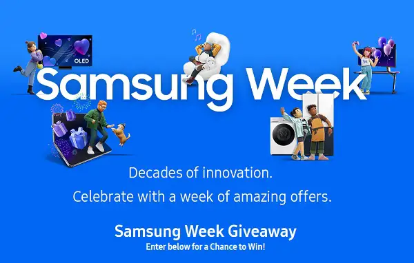 Samsung Week Giveaway: Win up to $2,000 Worth of Samsung Products Daily!