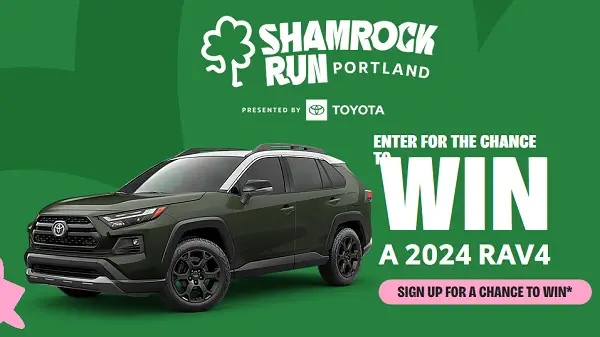 2024 Shamrock Run Toyota RAV4 Giveaway