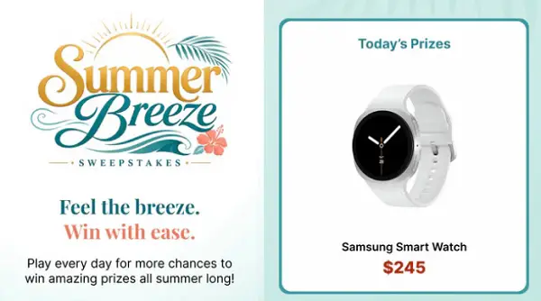 Shop LC Summer Breeze Sweepstakes – Daily Chances to Win Tech Prizes